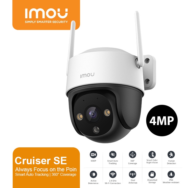 Imou Cruiser SE IP Camera CCTV 4MP Smart Tracking &amp; Full Color