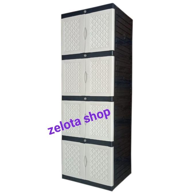 lemari plastik aquose mini susun 4