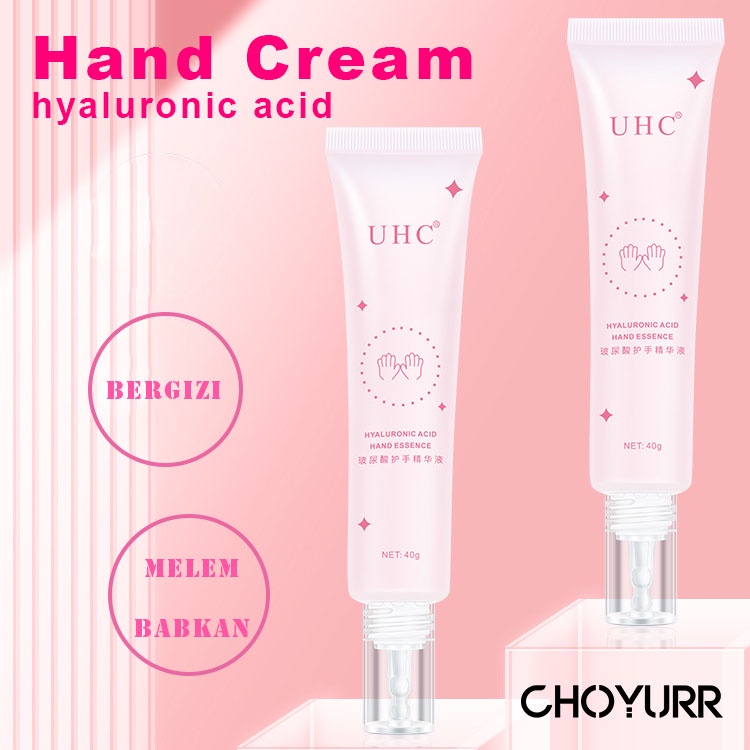 【COD】Hand Cream Hyaluronic Acid Hand Serum 40ml Hand Cream Hand Lotion Bergizi Dan Melembabkan Tahan Lama Anti Kering Anti Retak Unisex-CH