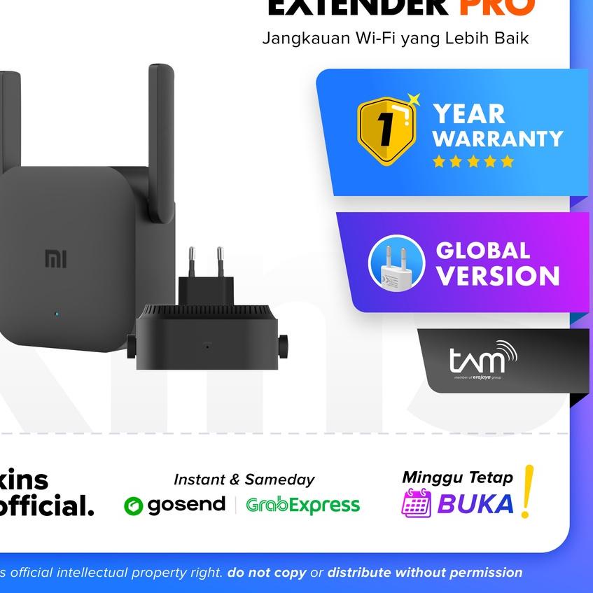 ✤ Xiaomi Mi Wi-Fi Range Extender Pro / Xiaomi Wifi Extender Pro Repeater Amplifier 300Mbps ➲