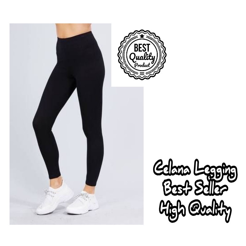 Legging panjang spandex premium standart muat sampai 90 kg