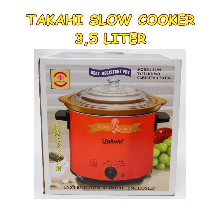 TAKAHI SLOW COOKER 3,5 LITER
