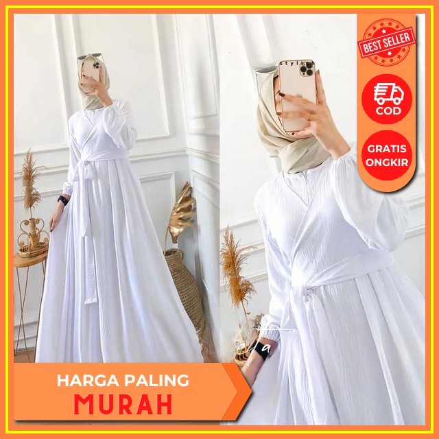 Gamis Terbaru Lebaran 2023 Games Dres Remaja Pakaian Simple Elegan Buju Terbaru 2023 Maxi Drees Musl