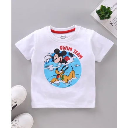CONFLICT - KAOS ANAK DISTRO BAJU ANAK MICKEY MOUSE PUTIH