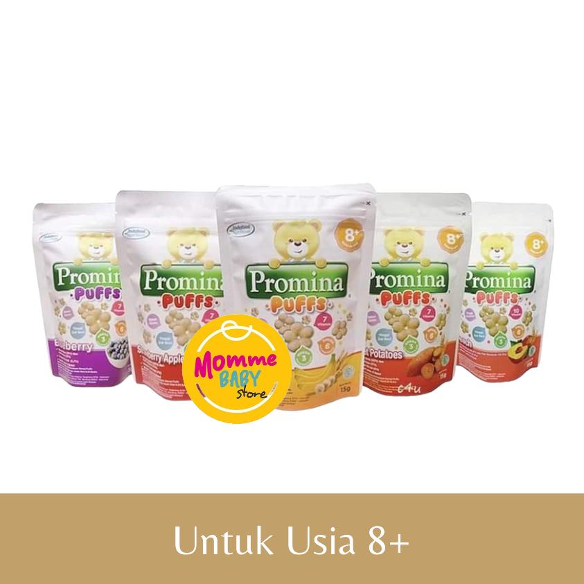 Promina Puff 15gram 8+ Blueberry / Pisang /Stawbeery Apple Sweet Potato