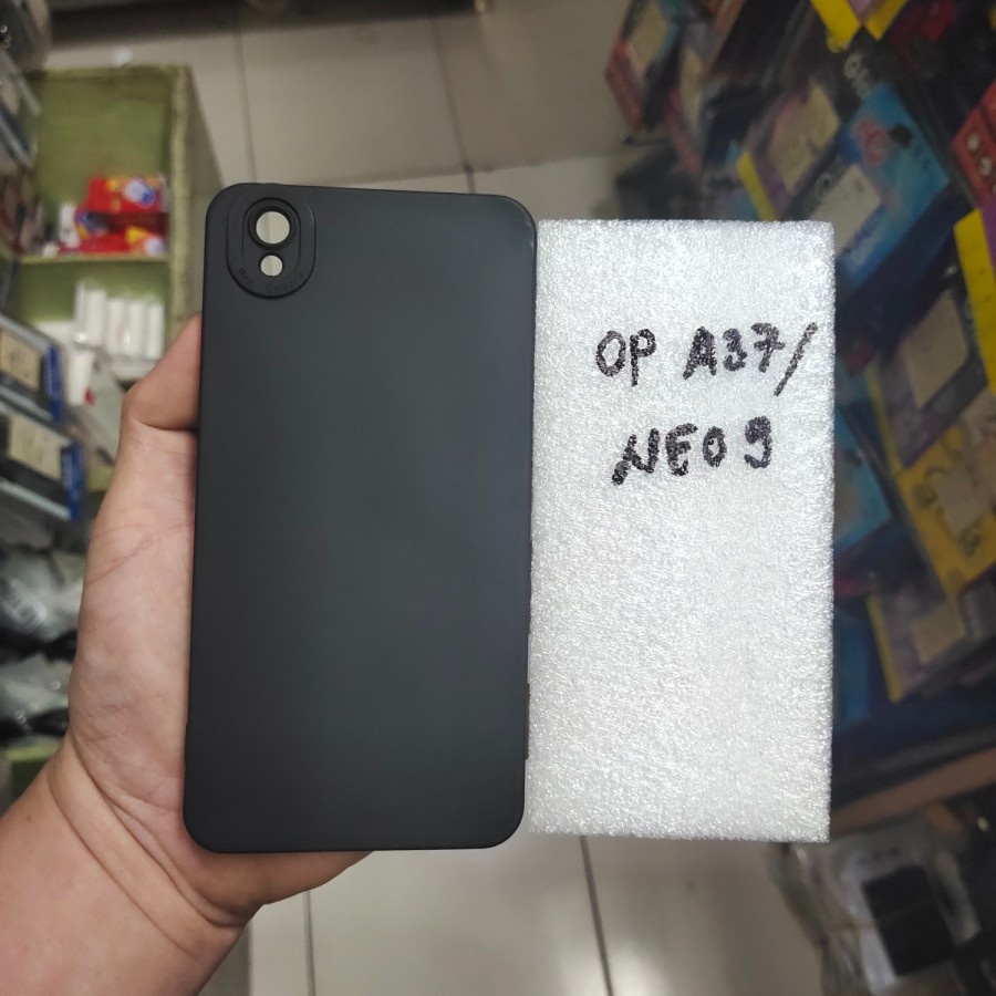 karet OPPO A37 softcase ipaky OPPO NEO 9 silikon karet hitam