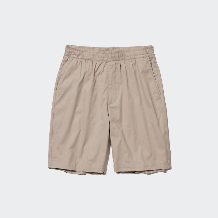 UNIQLO Celana Pendek Relax DRY Stretch Zipper Depan Pria JASTIP BATBOY