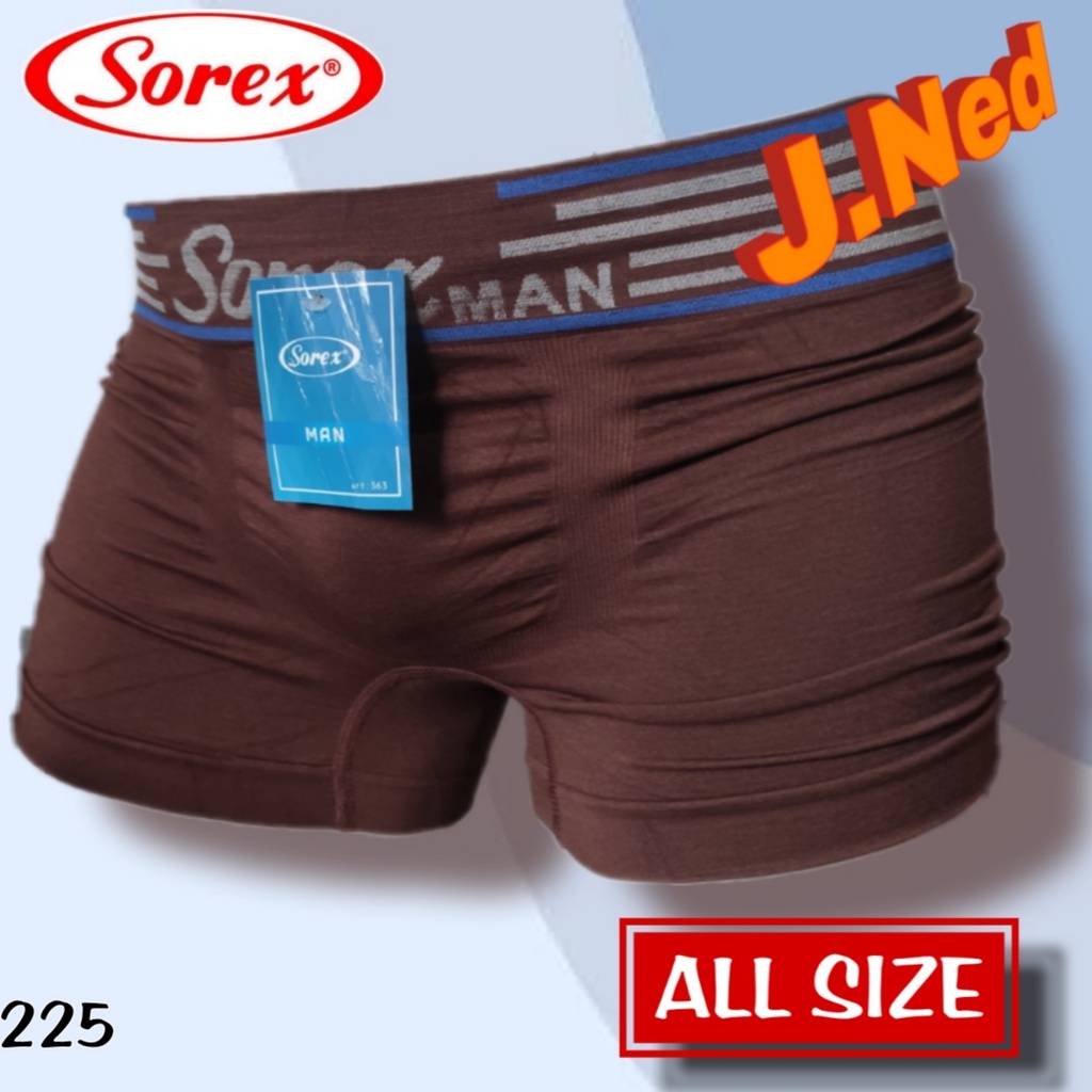 J225T -  ( 3 PCS ) CD BOXER PRIA IMPORT SOREX FREE SIZE FIT TO XL