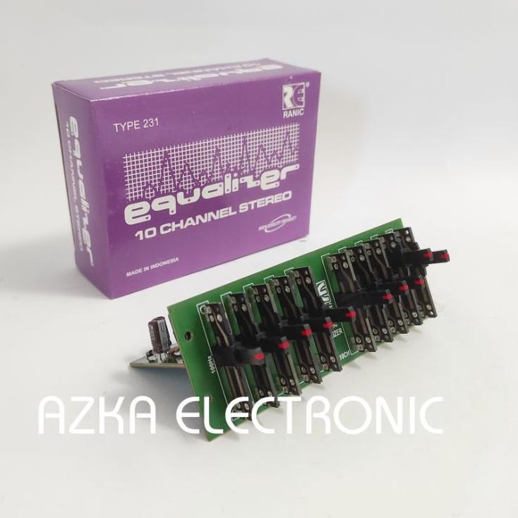 ➺ Kit Equalizer 10 Channel Stereo ◘