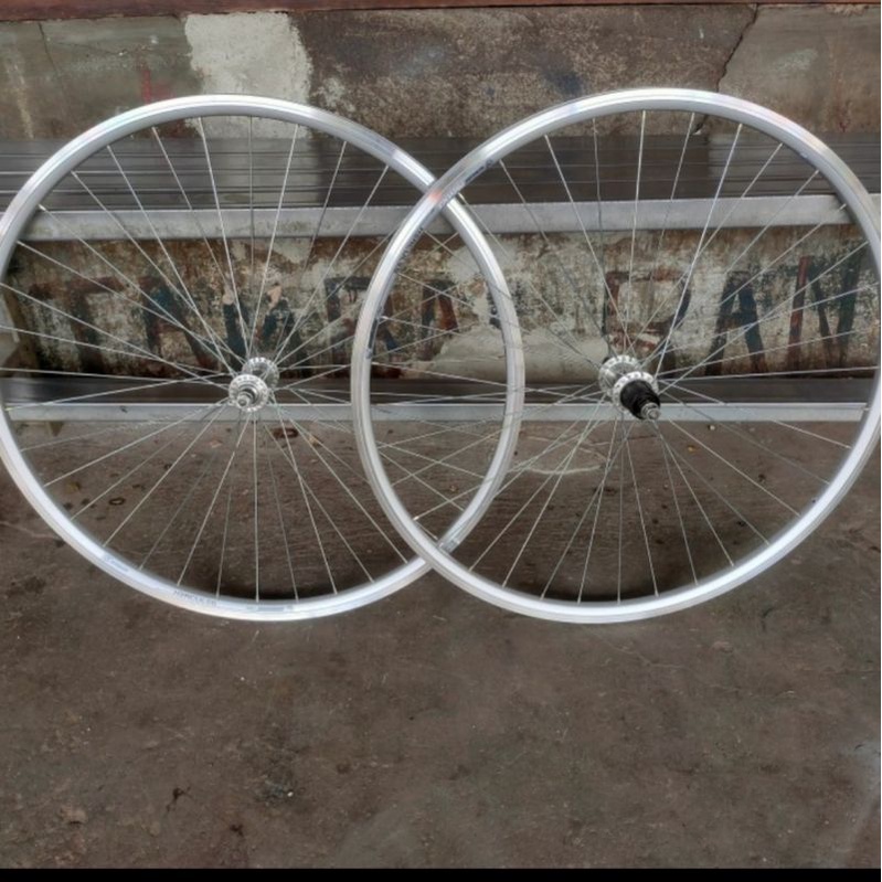 wheelset 700c weinmann hub genio silver