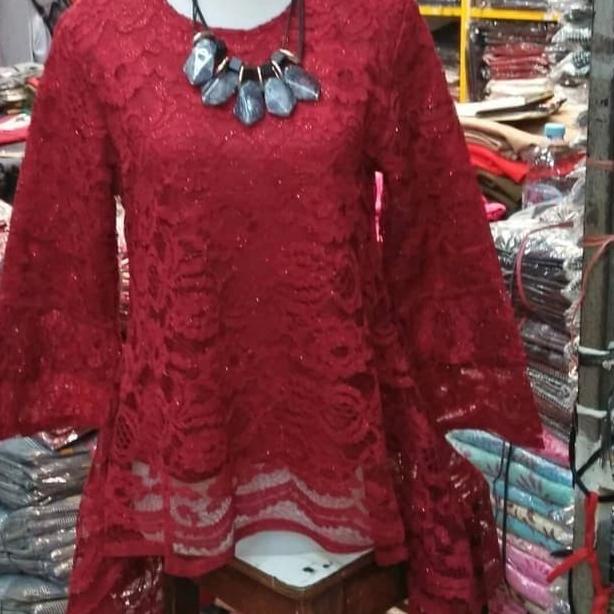 ➾ ATASAN KEBAYA RINJANI PREMIUM M-5XL/ SET KEBAYA RINJANI /KEBAYA BRUKAT JUMBO/ATASAN TUNIK JUMBO/ G