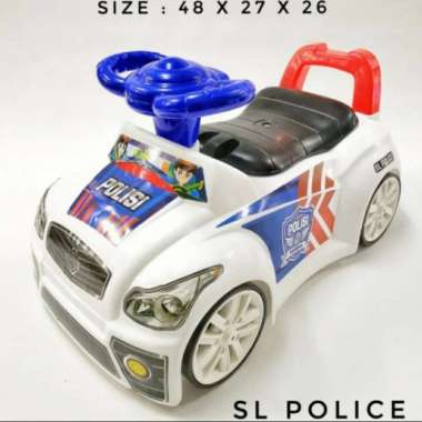 MAINAN MOBIL DORONG SL POLICE / MOBIL MOBILAN DUDUK ANAK / MOBIL DORONG ANAK ANAK