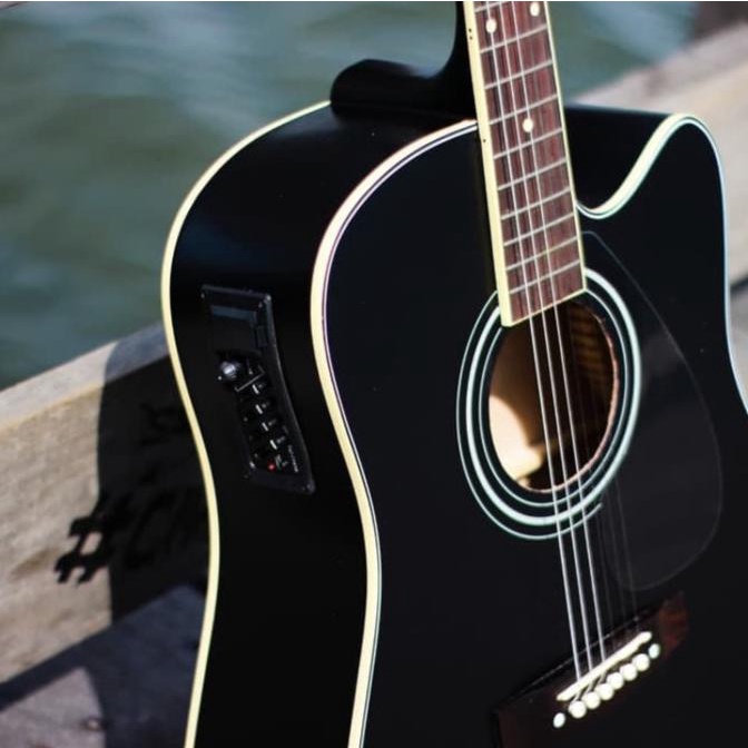 Gitar Akustik Elektrik Yamaha Blackdoff Equalizer