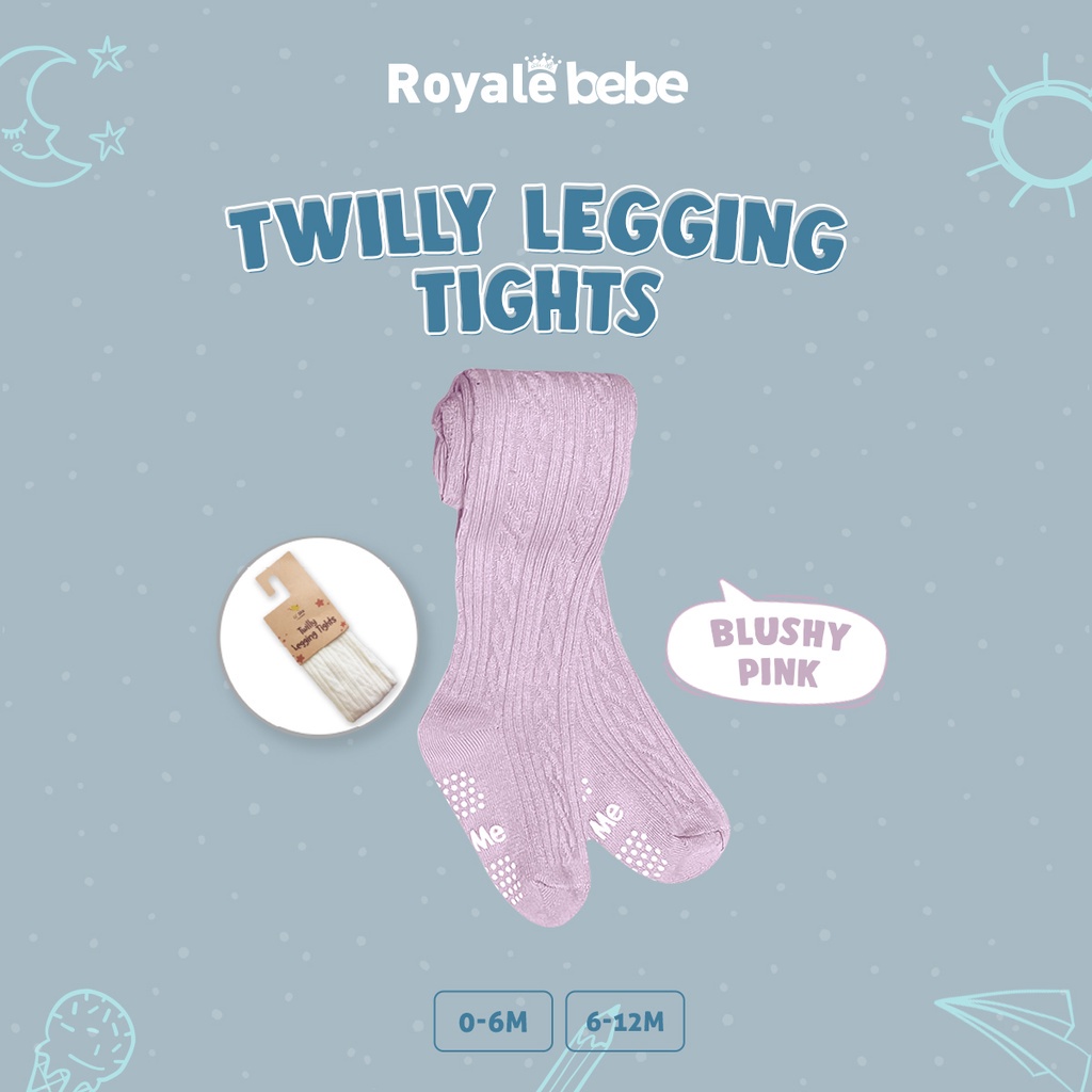 Royale Bebe Twilly Legging Tights Legging Bayi Tutup Kaki