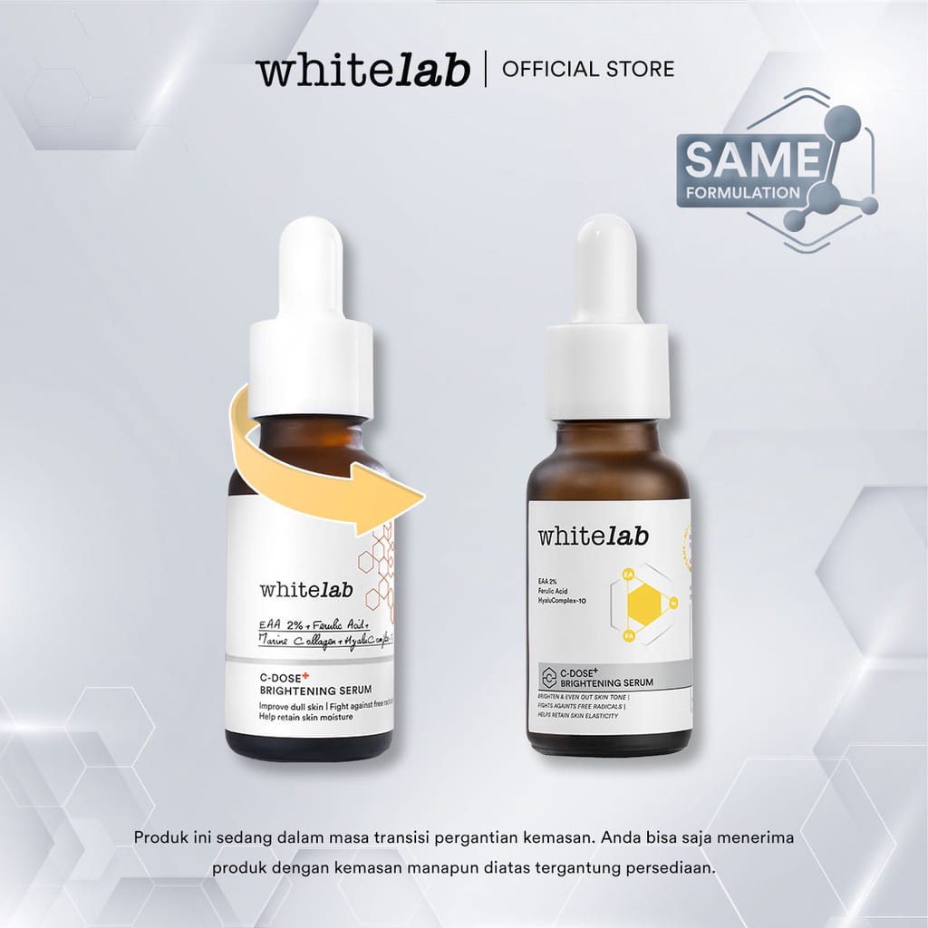 Whitelab C-Dose+ Brightening Serum -Whitelab Serum mencerahkan