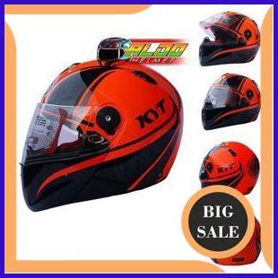 perkakas PROMO KYT X ROCKET SERI 2 RED FLUO BLACK GM ORIGINAL HELM SNI TERMURAH 140ZZ3