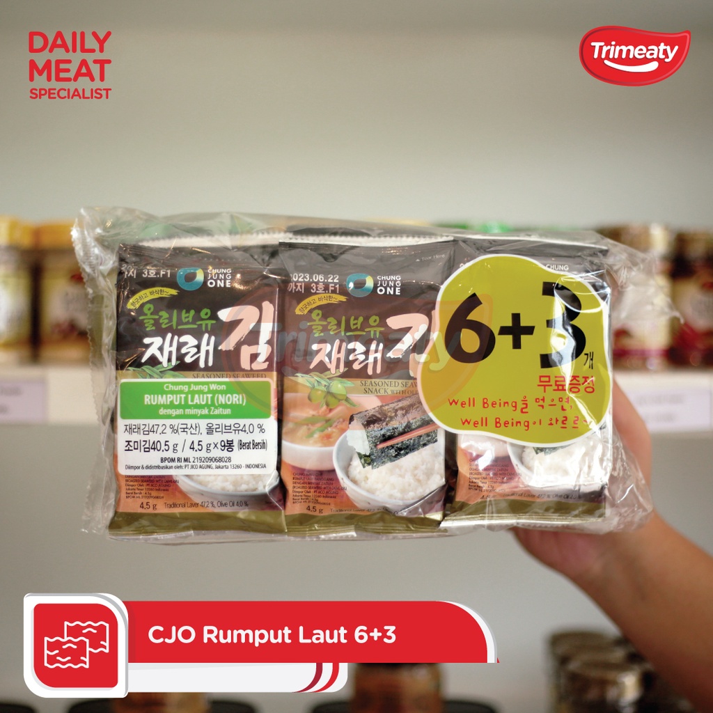 

O'Food 6+3 Roasted Seaweed / Rumput Laut (Nori) / Seaweed