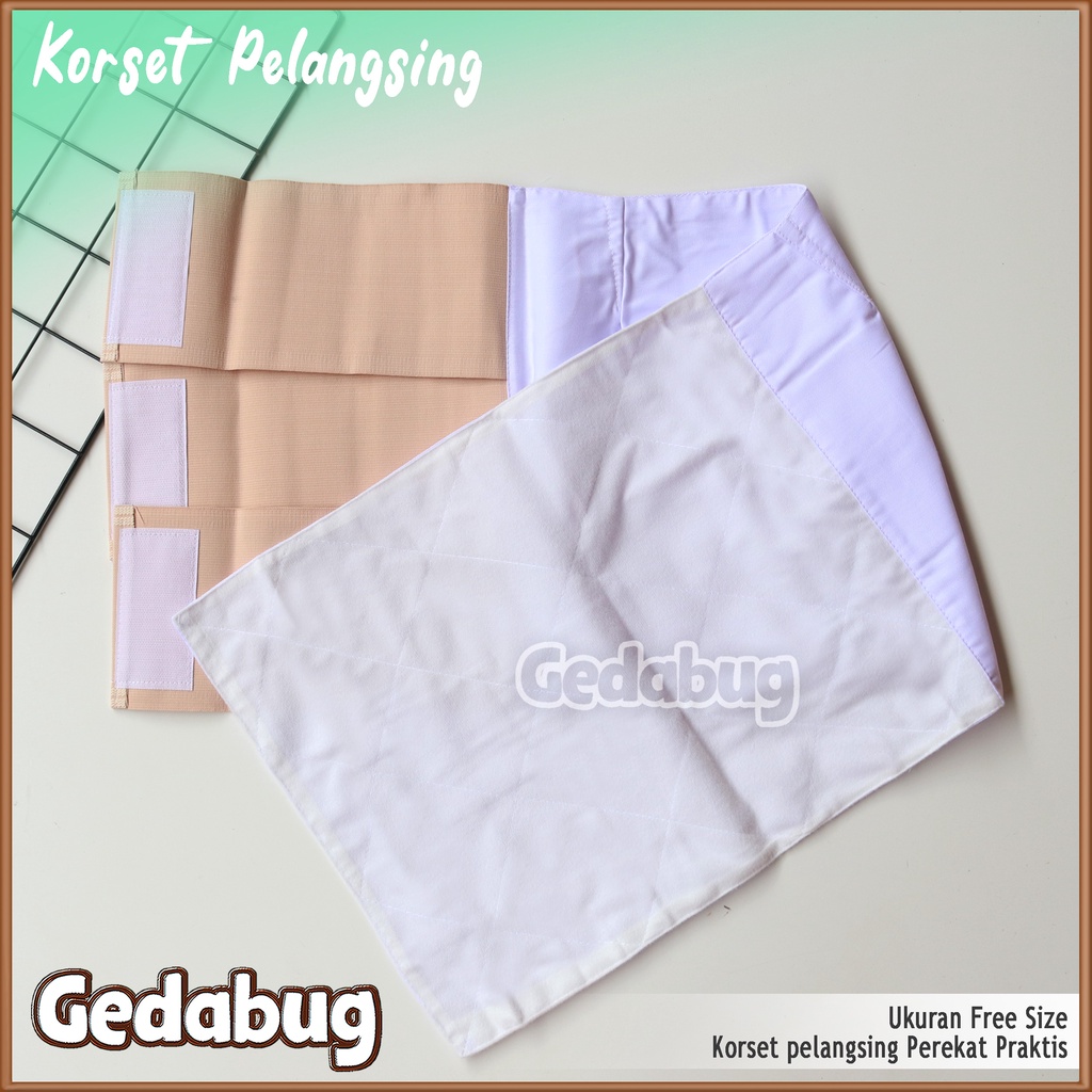 Korset Pelangsing Perekat PERFECT | Korset Perut Praktis | Gedabug