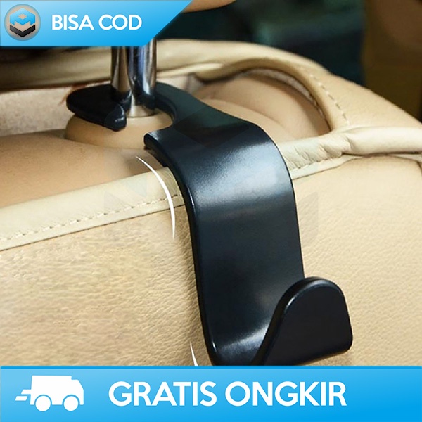 GANTUNGAN HEADREST MOBIL GANTUNGAN HOLDER BARANG CANTELAN KJURSI MOBIL