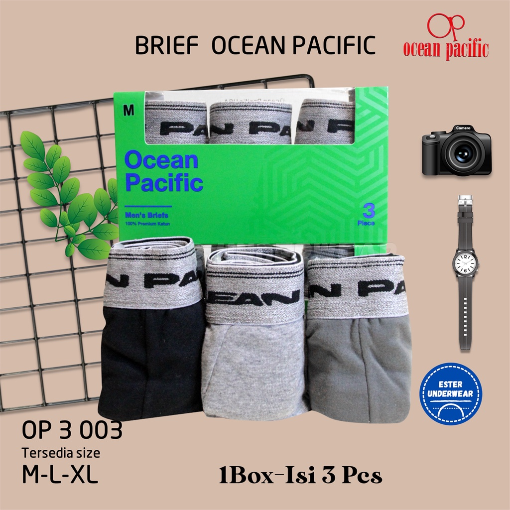 Celana Dalam OCEAN PACIFIC OP 003 ISI 3PCS