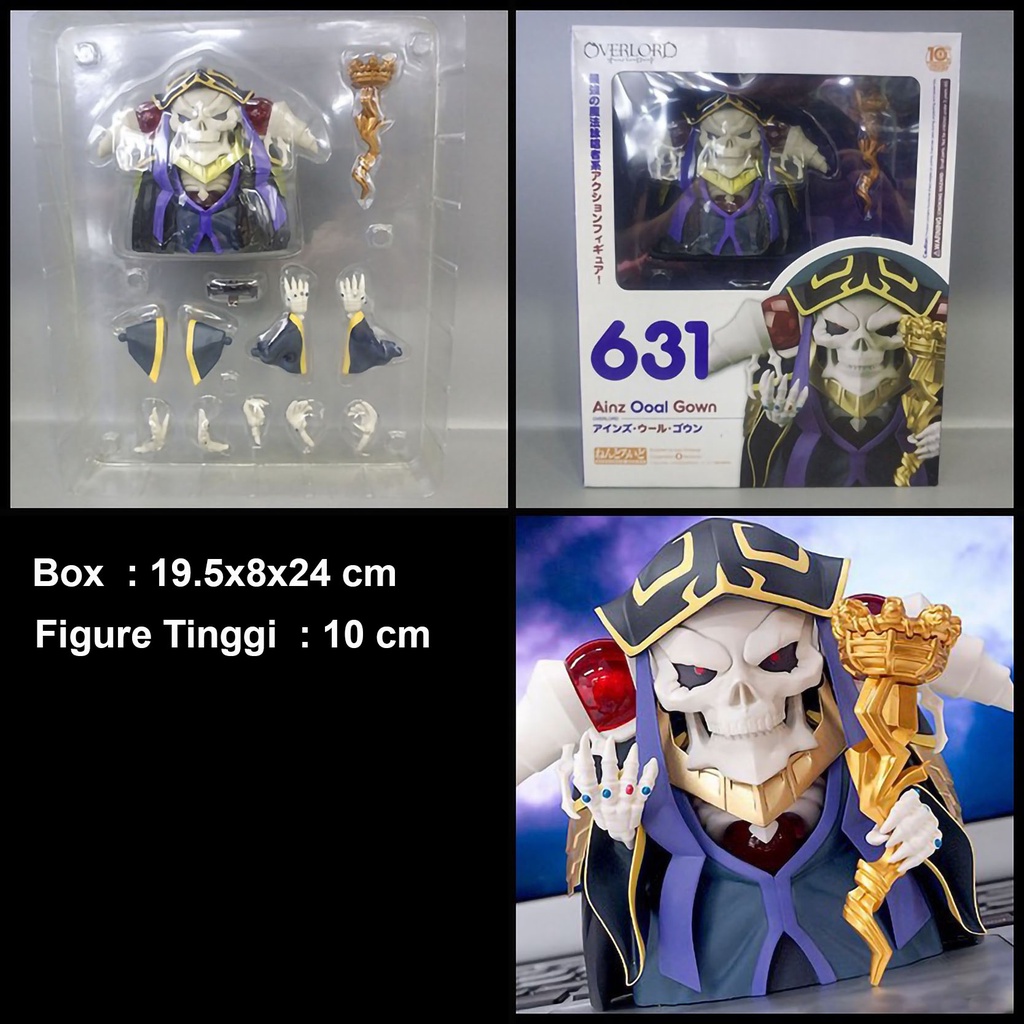 Overlord Ainz Ooal Gown Nendoroid Albedo 631 Undead Action Figure