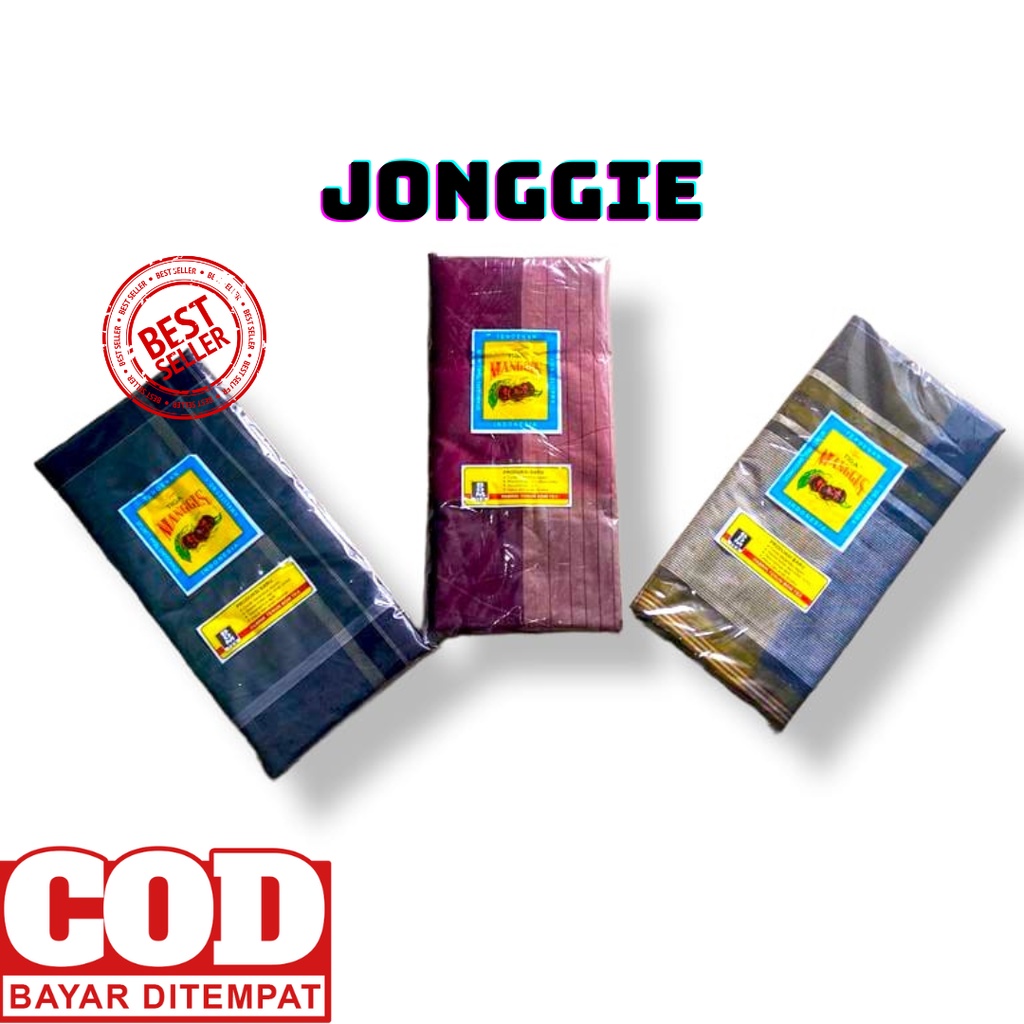 Sarung Laki Cap Tiga Manggis - Sarung Tenun/ Promo 3 pcs Free Tasbih Digital / Ready satuan ( Multi Warna ) Bisa Cod