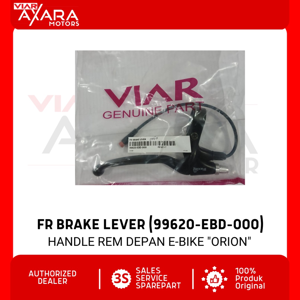 FR Brake Lever / Handle Rem Depan E-BIKE "ORION" Sparepart Viar (99620-EBD-000)