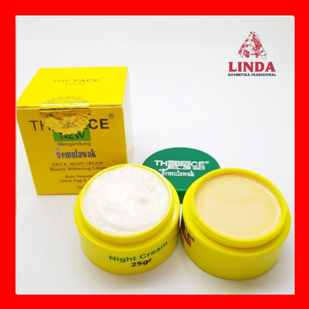 THE FACE TEMULAWAK CREAM DAY &amp; NIGHT 50gr