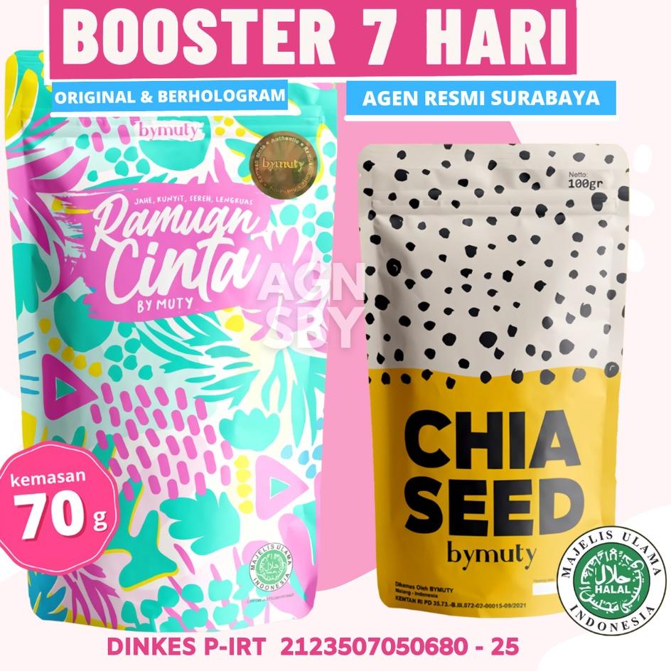 

☇ CINTA BY MUTY - Paket Booster (PEMULA) 70gr [AGEN RESMI] ✱