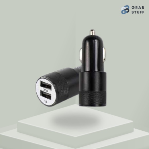 Car Charger Mobil 2 Port Kepala Charger Adaptor Dual USB 2.1A 1.0A / Colokan Cas Mobil Fast Charging 2 Lubang USB / Adapter Adaptor USB Mobil Casan Mobil Fast Charging Colokan Casan Mobil Murah Cepat / Kepala Colokan Charger Hp Mobil 2 Lubang Port USB