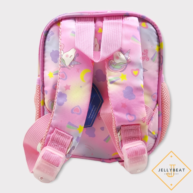 TAS RANSEL 3D ANAK PG KARAKTER CUTE UNICORN LIGHT PINK