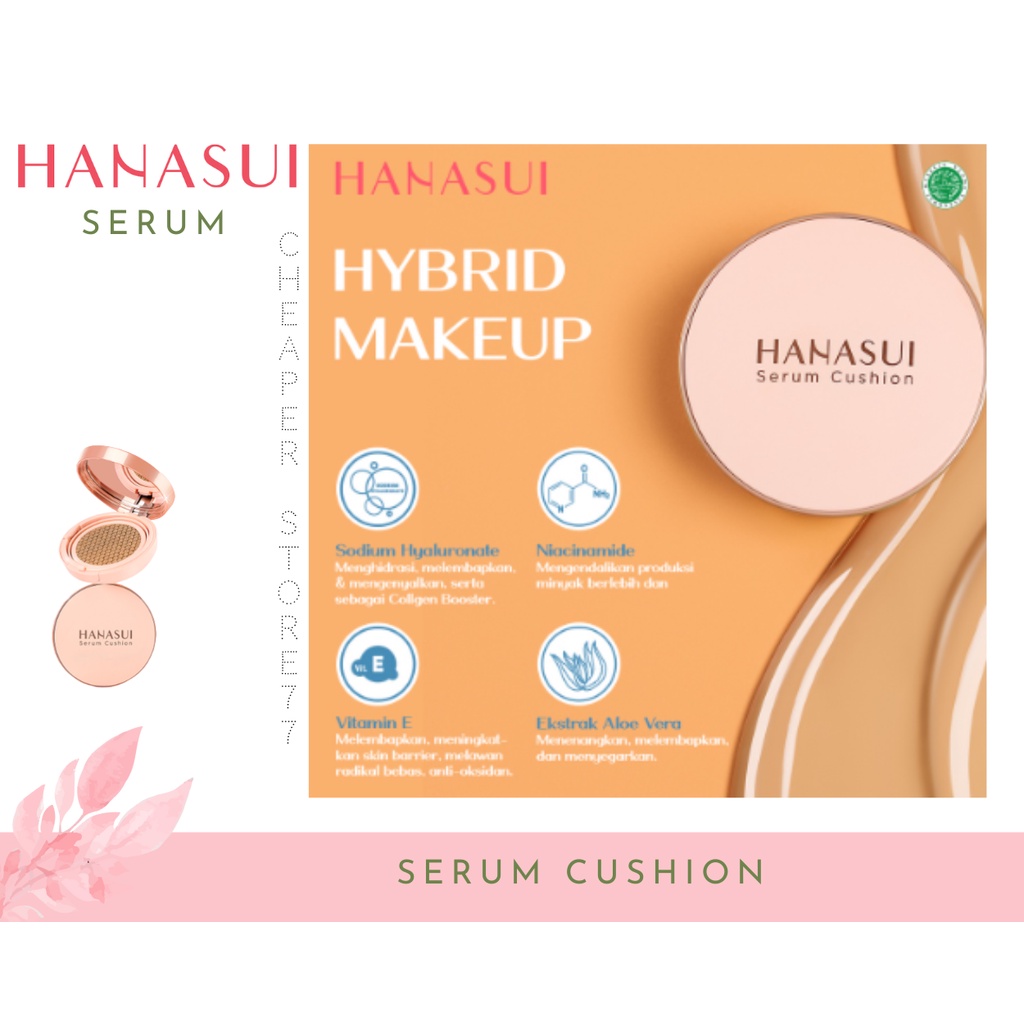 HANASUI -  CUSHION 15gr - SERUM CUSHION - 10 VARIANCE SHADE