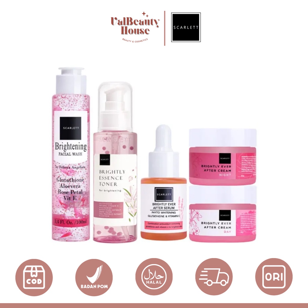 Scarlett Whitening - Brightly Ever After Series - Paket Brightly (ORIGINAL)
