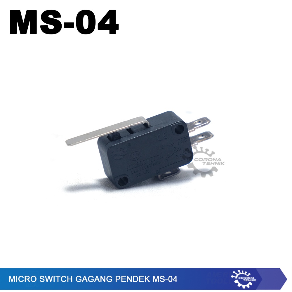 Micro Switch Gagang Besi Pendek - MS-04