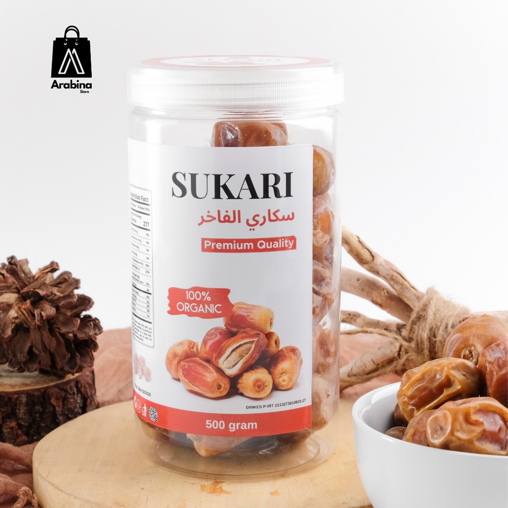 Arabina Kurma Sukkari Premium Sukari Dates Original