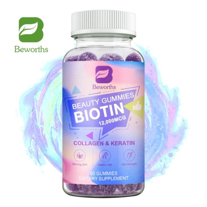 BEWORTHS BEAUTY GUMMIES BIOTIN 12000MCG