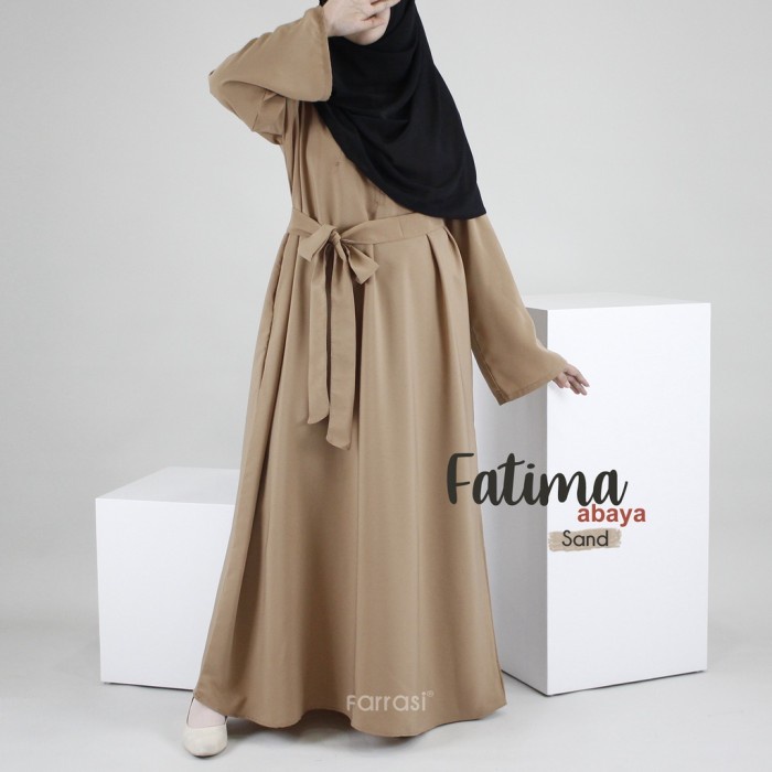 Gamis TRI024- Basic Abaya Farrasi Turkey(Z0C4) Gamis Turkey Gamis Abaya Putih Gamis Turki Gamis Abay