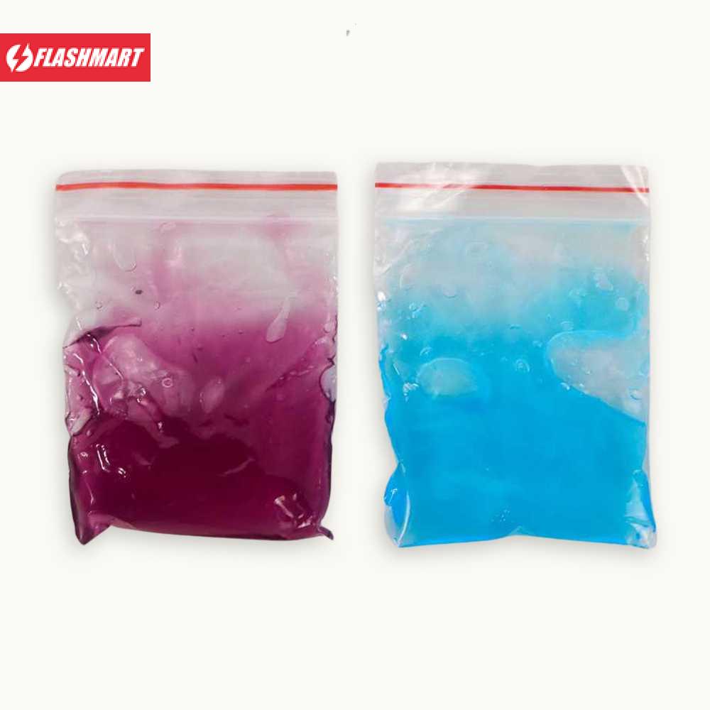 Flashmart Mainan Slime Clear Crystal Colorful Gradient Mud Putty 60ml