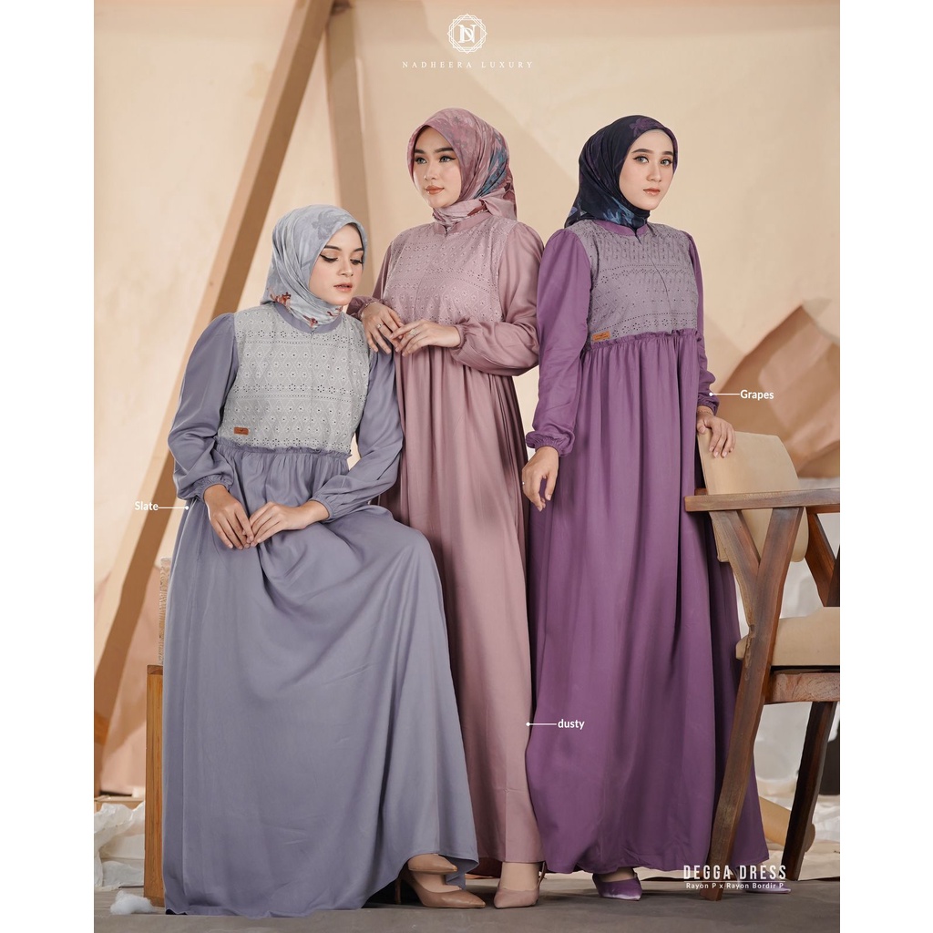 DEGGA DRESS BY NADHEERA LUXURY