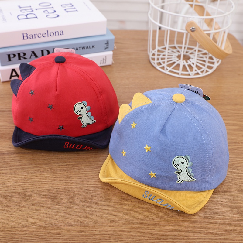 TOPI BASEBALL DINO STAR TOPI BAYI TOPI ANAK IMPORT 3D MOTIF DINO FASHION ANAK LAKI-LAKI CNA