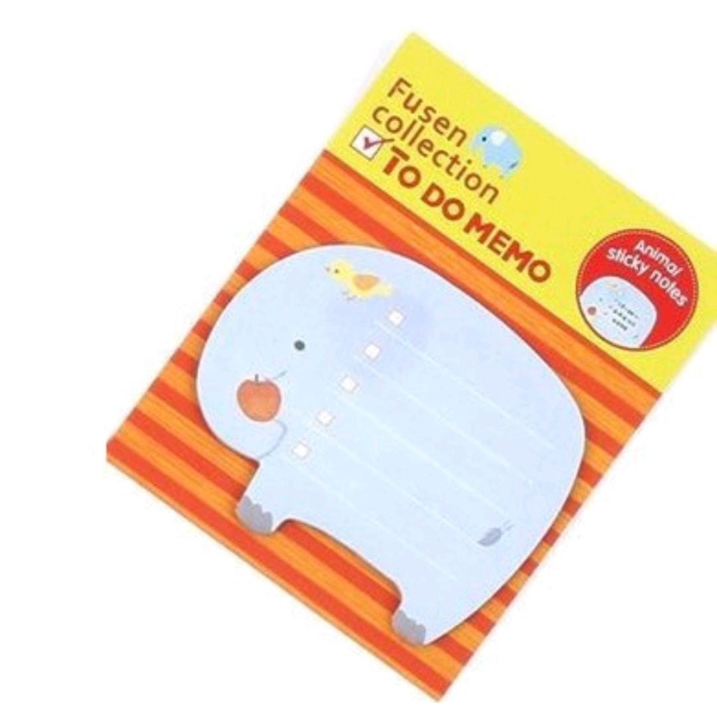 Sticky Notes Animal / Tempelan Kertas Catatan Memo Note Karakter Animal Lucu Unik