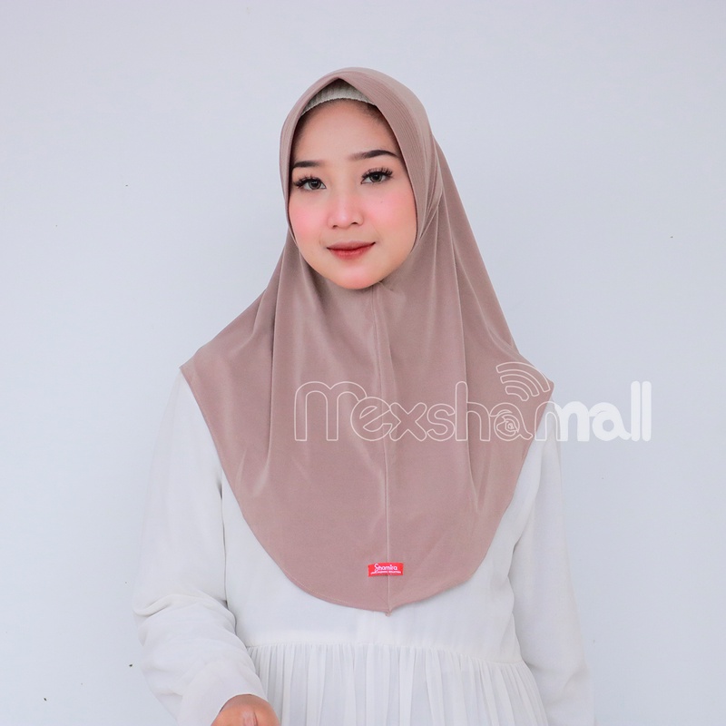 Paket Usaha 100 Pcs Jilbab Instan Jersey Premium Ameena Menutup Dada By Shamira