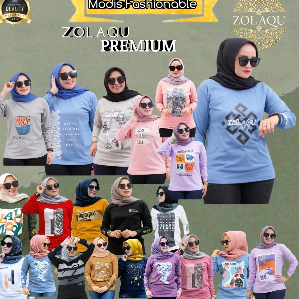 REKOMENDASI kaos zolaqu (011) baju kaos atasan zolaqu zolaku jolaku jolaqu senam olahraga premium te