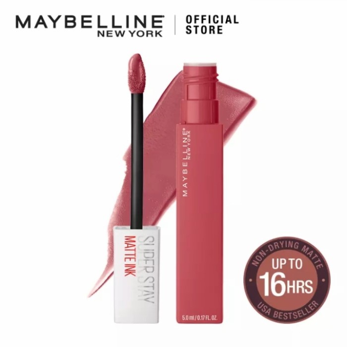 ✿ BISA COD✿ maybelline superstay matte ink liquid matte lipstick shade PINK - ruler