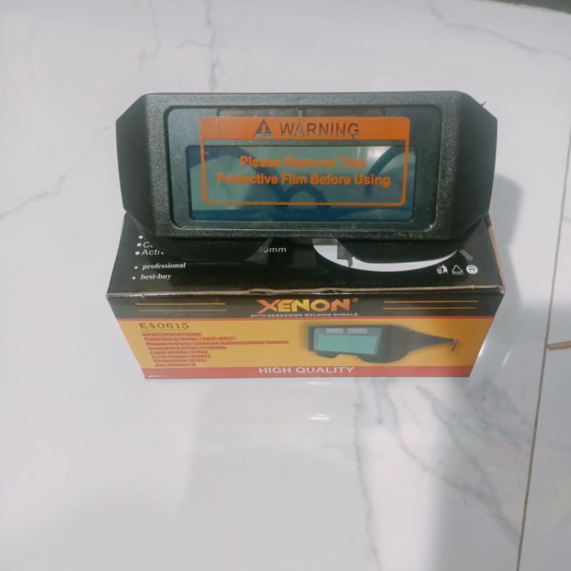 kaca las otomatis auto darkening xenon