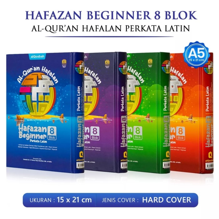 Alquran Hafazan 8 Blok Perkata Beginner A5 Alquran Hafalan Alqosbah