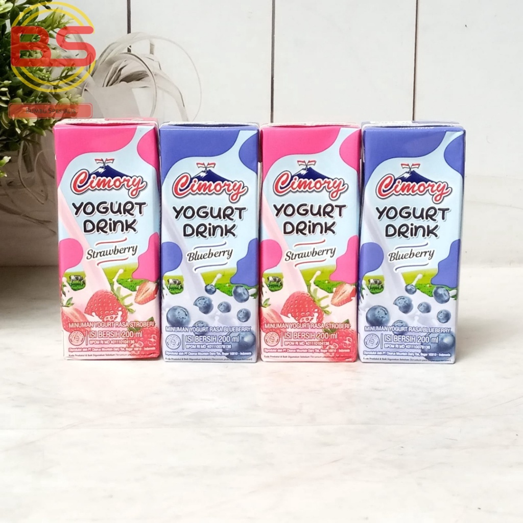 CIMORY YOGURT DRINK 200ML / YOGURT RASA STRAWBERRY / YOGURT RASA BLUEBERRY