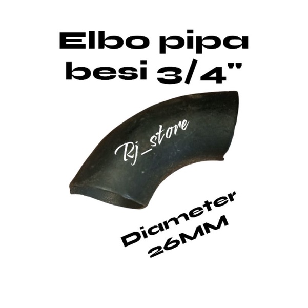 L-bow elbow keni las pipa besi 3/4inch"