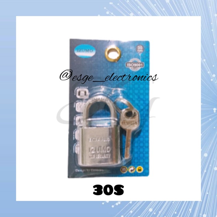 monggo] GEMBOK RUMAH IZUMO GEMBOK PINTU GEMBOK PAGAR GEMBOK KERETA KOPER KAMAR