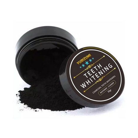 YURIZUMI Pemutih Gigi Alami Teet Whitening Charcoal Powder 50gr